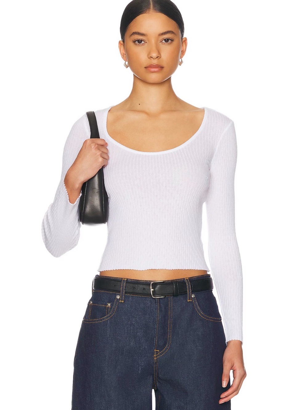 ENZA COSTA
Pointelle Ballet Top - NWOT